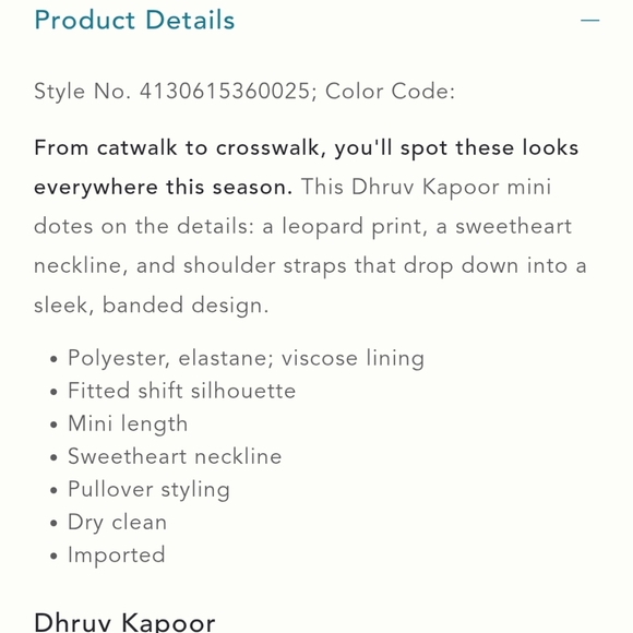 New Anthropologie Dhruv Kapoor Mini Dress Size S - Picture 6 of 16